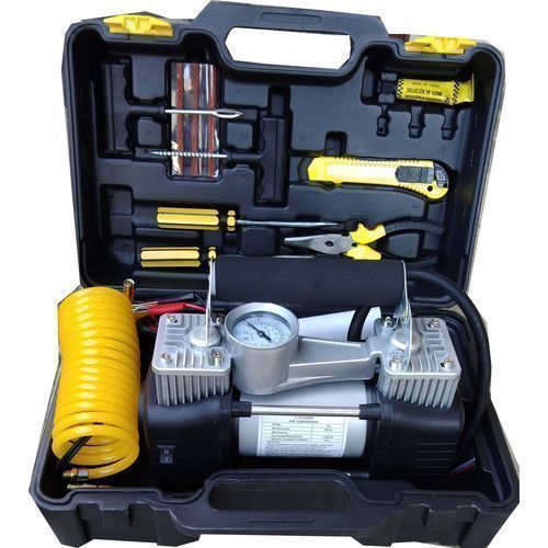 Heavy-duty Car Tyre Inflating Pump (Dual-cylinder)