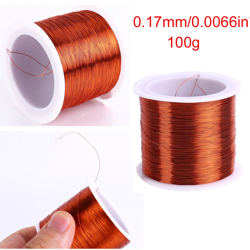 100g Enamelled Copper Wire 0.17mm 0.27mm 0.33mm 0.44mm