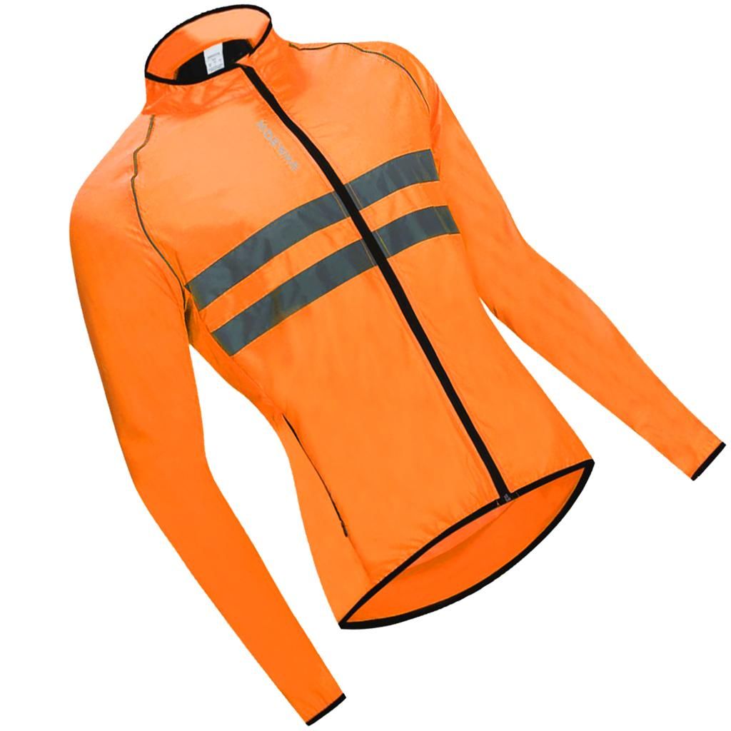Bicycle Jacket Cycling Jersey Coat Light Wateproof Reflective XL