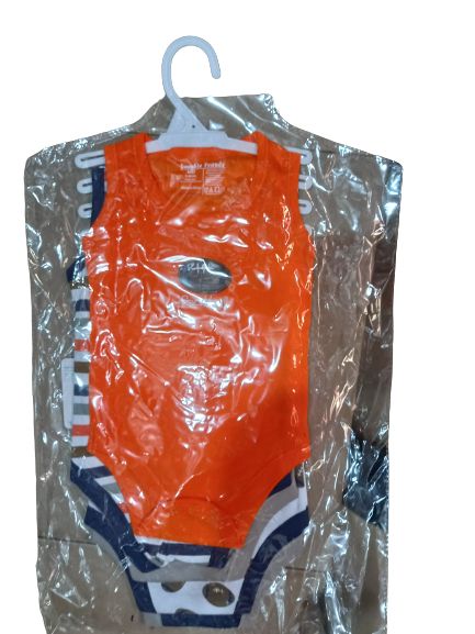 5 Pack Sleeveless Bodysuits