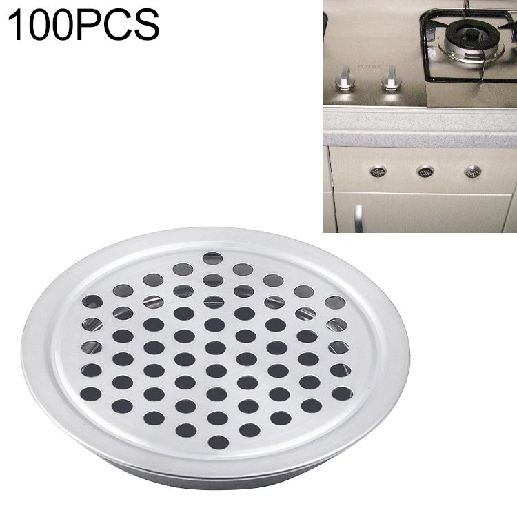 100 PCS 29mm Flat Surface Cabinet Round Air Vent