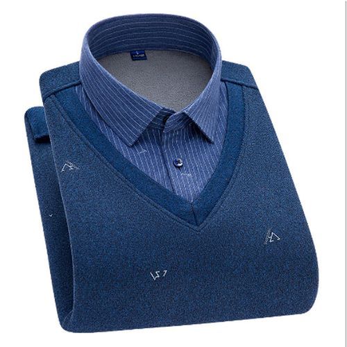 Men's Plus Fleece Warm Shirt