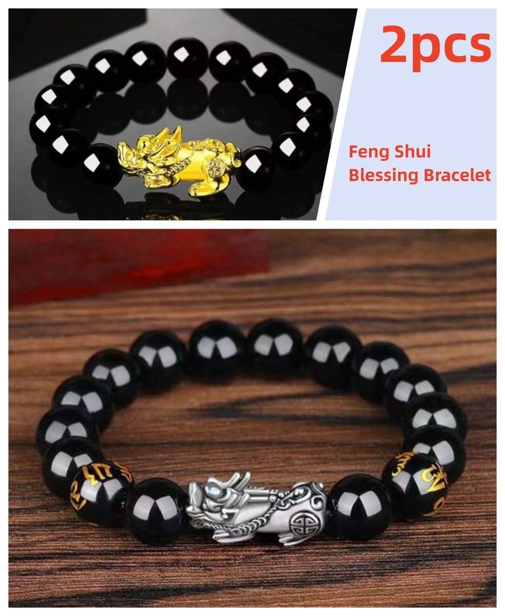 Feng Shui Men's Lucky Prayer Bracelet