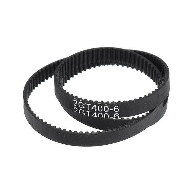GT2 6mm Closed Loop Timing Belt 2GT-6 400mm Rubber Synchronous Belt 400mm