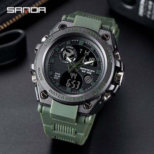 Men Sport LED Digital Watch Waterproof  Relogio Masculino 739