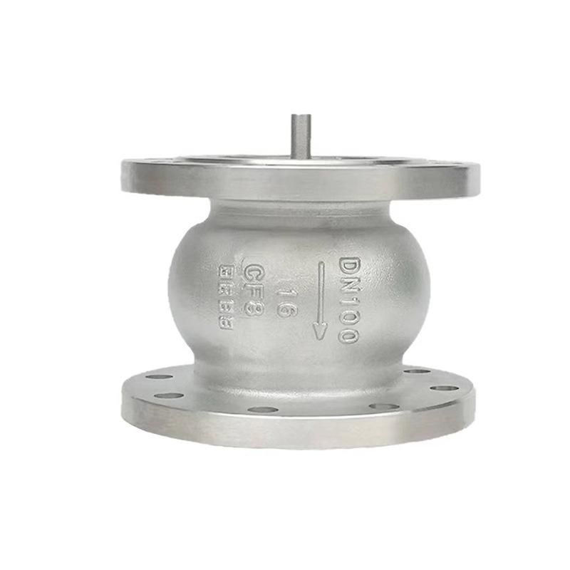 Stainless Steel Muffler Check Valve/HC41X-16P 304/316 Vertical Type Check Valve Mute Vertical and Horizontal Check Valve