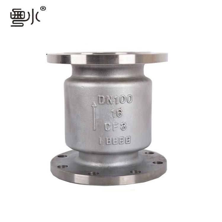 1-Inch 4-Inch 5-Inch/H42W-16P Lifting Check Valve Check Valve 304 Stainless Steel Flange Vertical Type Check Valve