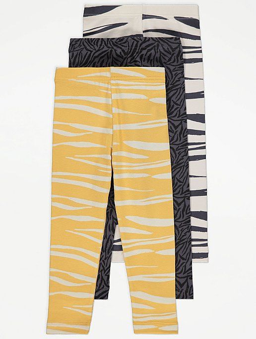 Animal Print Leggings 3 Pack