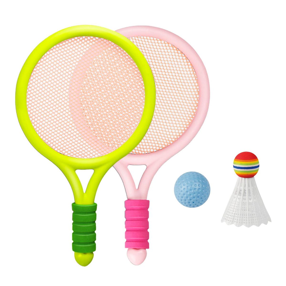 Durable Kids Badminton Tennis Racket  And Pink