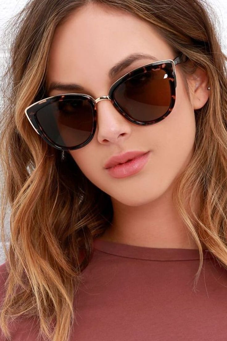 Cat Eyes Classy Rim Sunglasses- Leopard Print