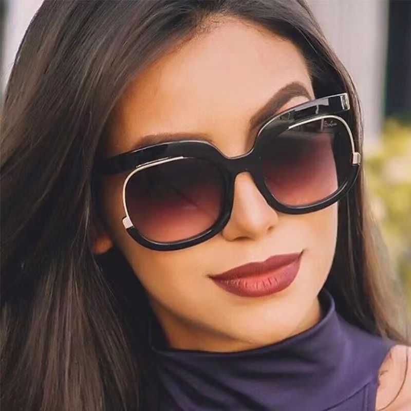 Luxury Oversized Square Gradient Women Sunglasses