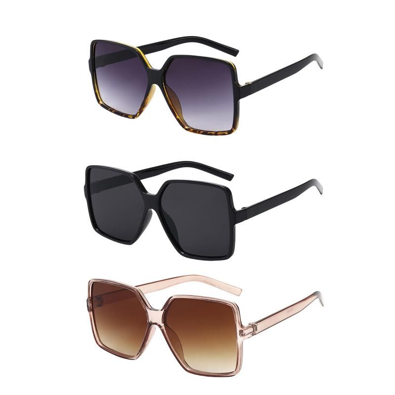 3-in-1 Set Ladies Fashion Travel Square Sunglasses Multi