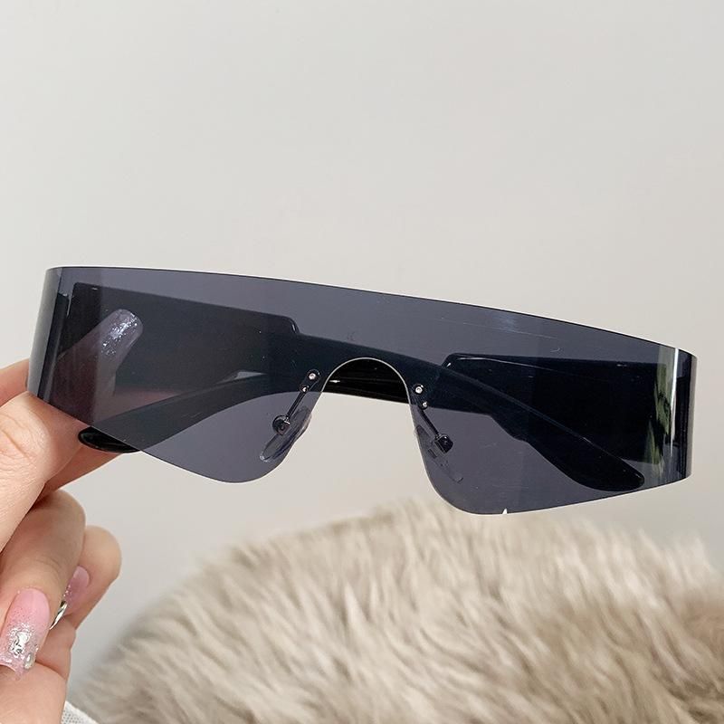 Women's Sunglasses Technology Sense Couple Sunglasses Black