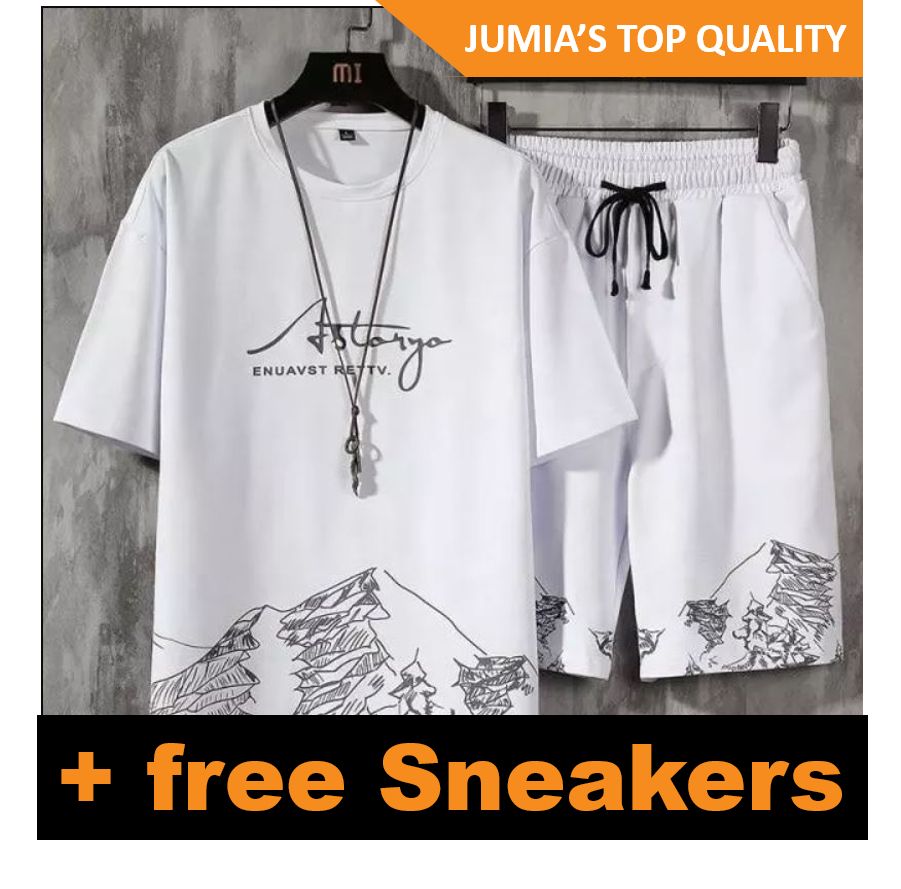 Men's Tracksuit And Free Pair Of Shoe - Hoodie And Joggers - Up And Down