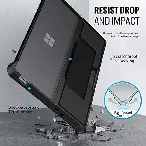 Protective Rugged Cover Case For Surface Pro 8 - Pro X
