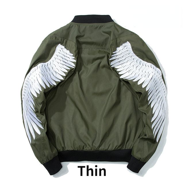 Men Bomber Jacket  Hip Hop Locomotive Clothing