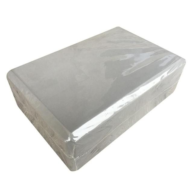 Gym Fitness Eva Fome Roller Yoga Cork Block Light Grey