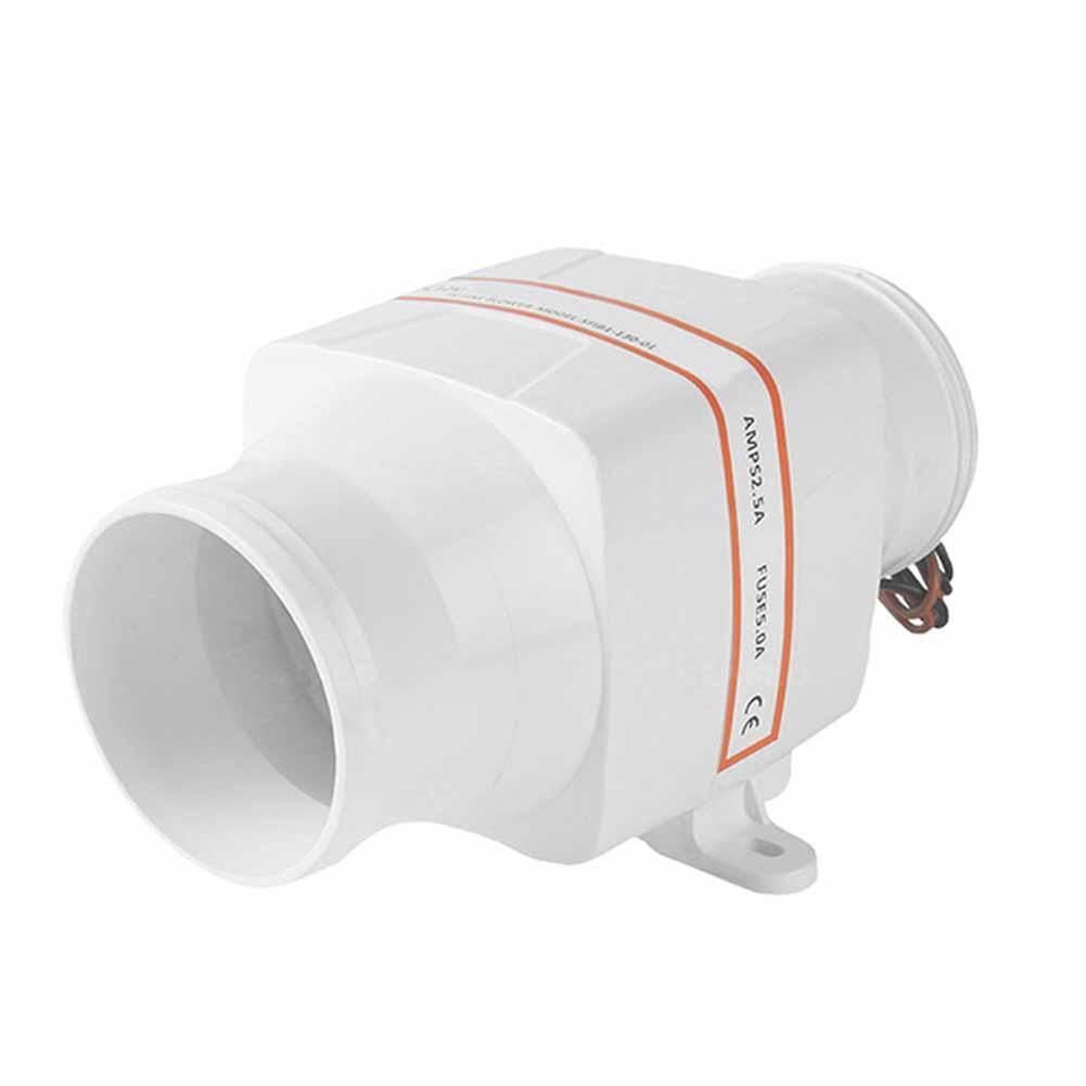 12V DC Fan Straight Barrel Exhaust Fan RV Yacht Battery Exhaust Fan