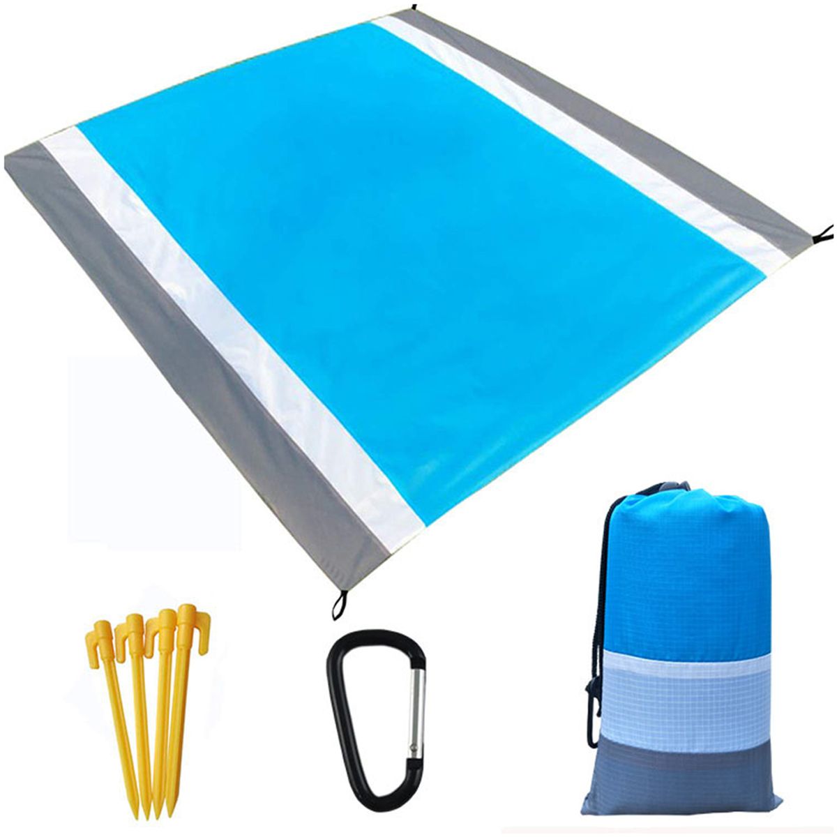 Ultralight Water Resistant Camping Mat With Storage Bag Sand