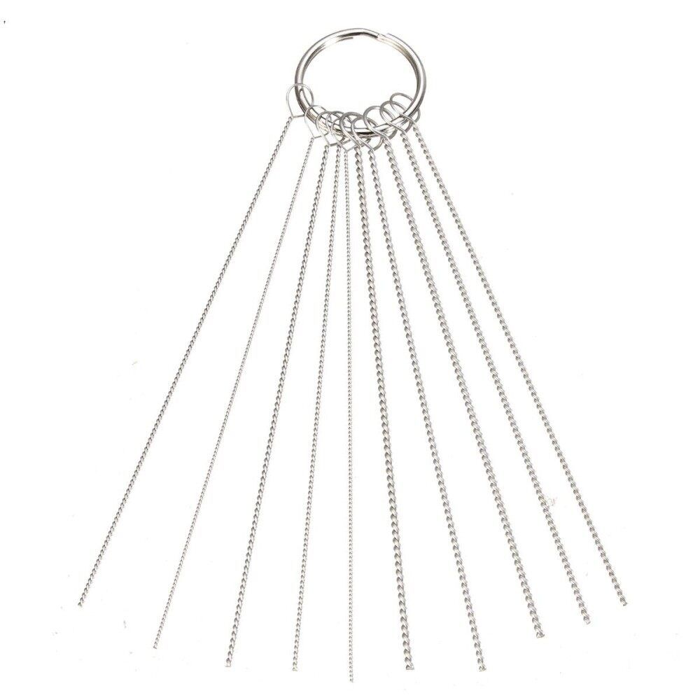 Carbon Dirt Jet Remove 10 Cleaning Needles + Brushes Tool For Suzuki