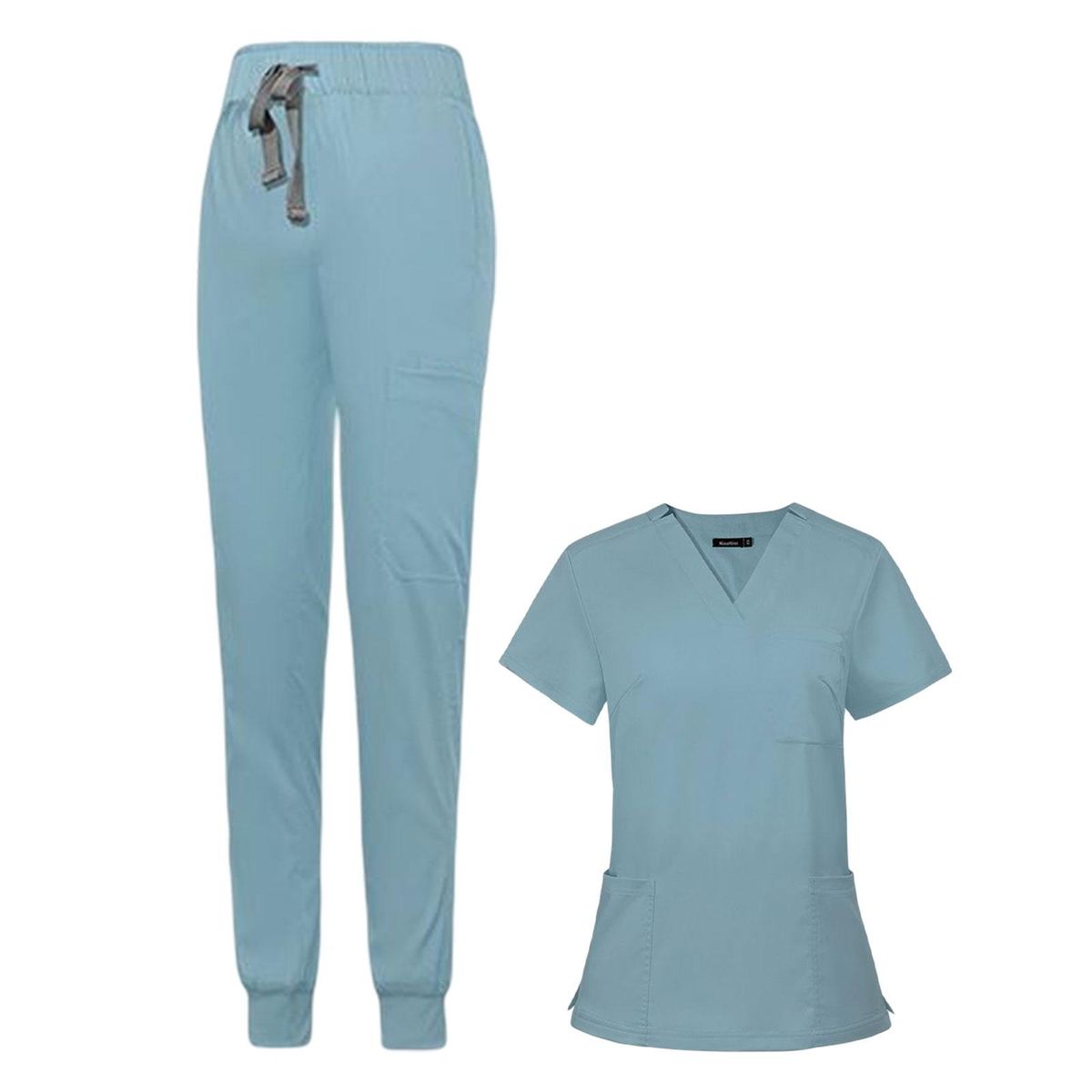 Women Scrubs Nurse Accessories  S Light Blue