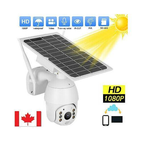 Solar Powered 4G Simcard PTZ CCTV Camera With Wireless Connection