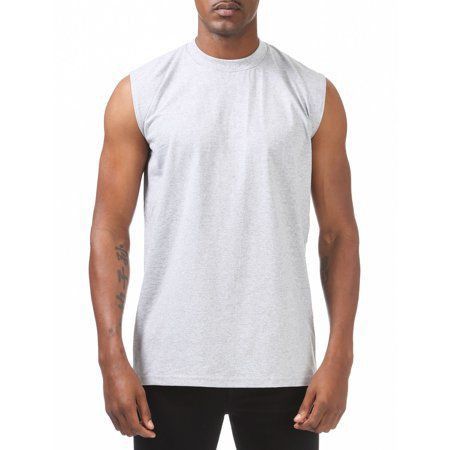 Men's Sleeveless Muscle Tank - Grey
