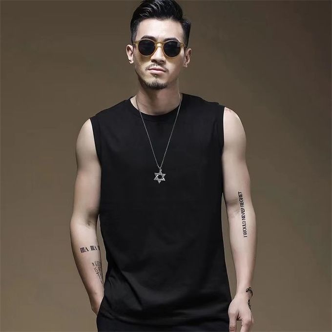 Men's Sleeveless T-shirt - Black