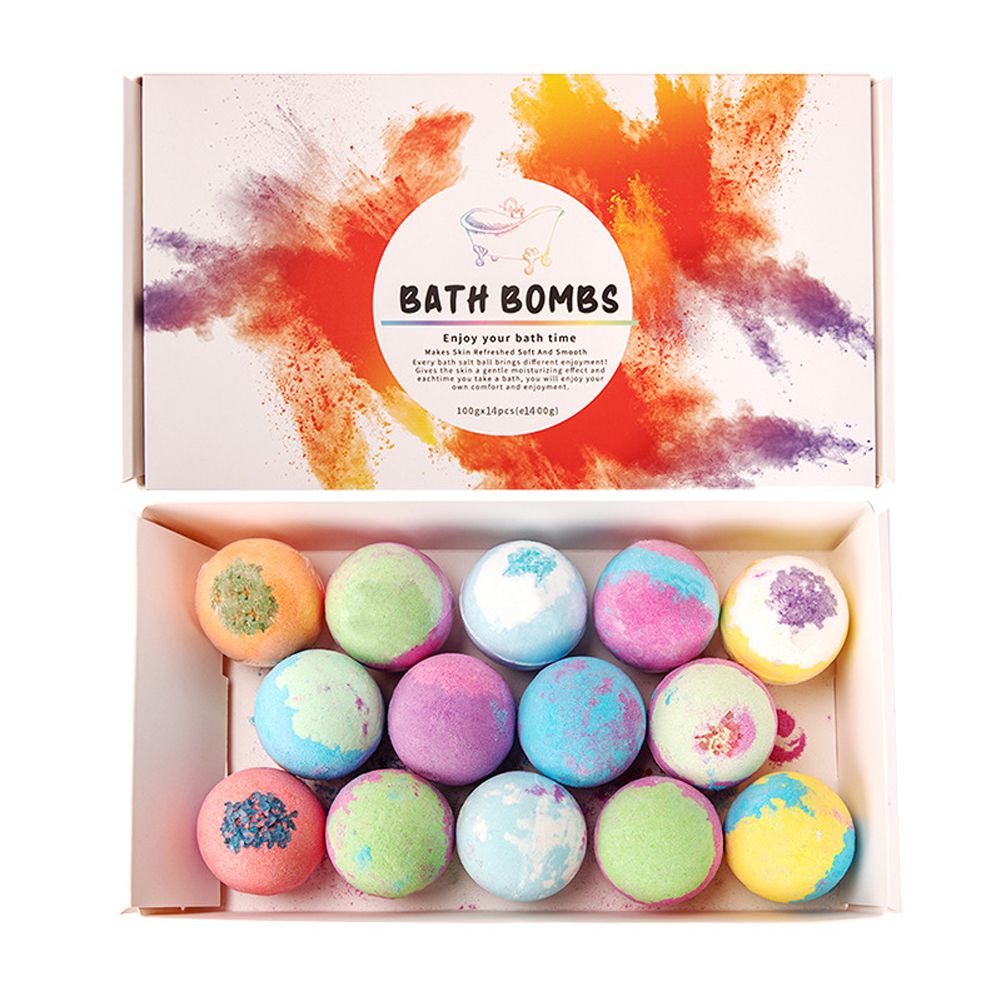 14pcs/set Natural Mini Handmade Bathing Balls Rich Essential