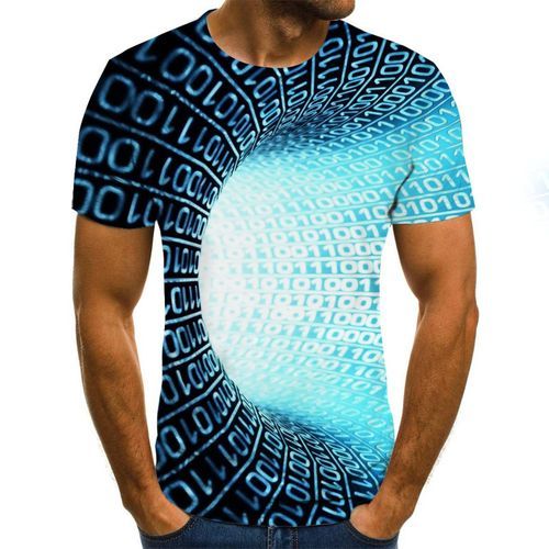Men's Short Sleeve T-Shirt - Bleu