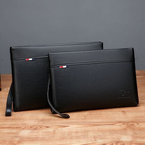 Genuine Leather Men Wallet Holder Chain  Male Walet Pocket