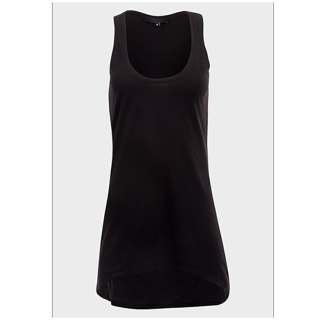 Mfed Ladies Dip Hem Longline Vest Top