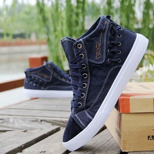 Men Denim Sneakers(Blue)