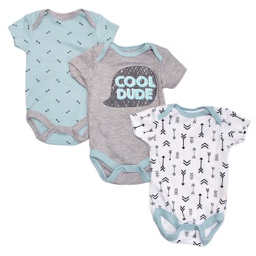 Baby Boy 3-pack Cool Dude Bodysuits