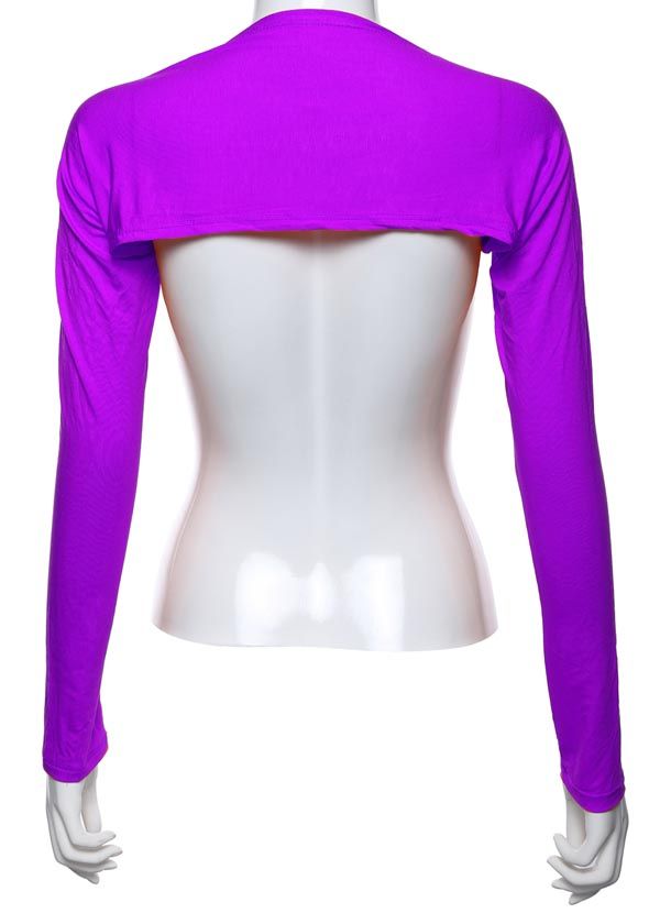 2022 Ladies Shawl With Shoulder Modal Long Sleeve Ultra Short Top Crop-Type 14