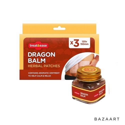 Dragon Balm Gel And Herbal Patches For Backache & Pain