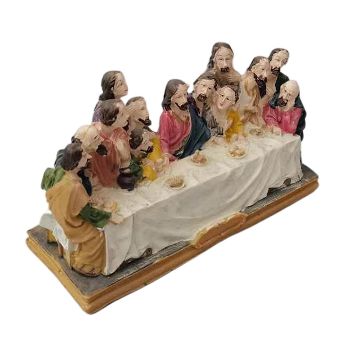 The Last Supper Jesus And His 12 Apostles Disciples - Resin Statue