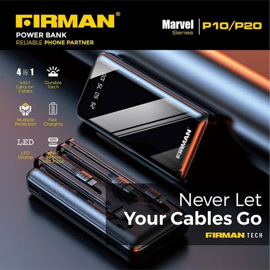 SUMEC FIRMAN POWER BANK 15000MAH SUPER STRONG CAPACITY