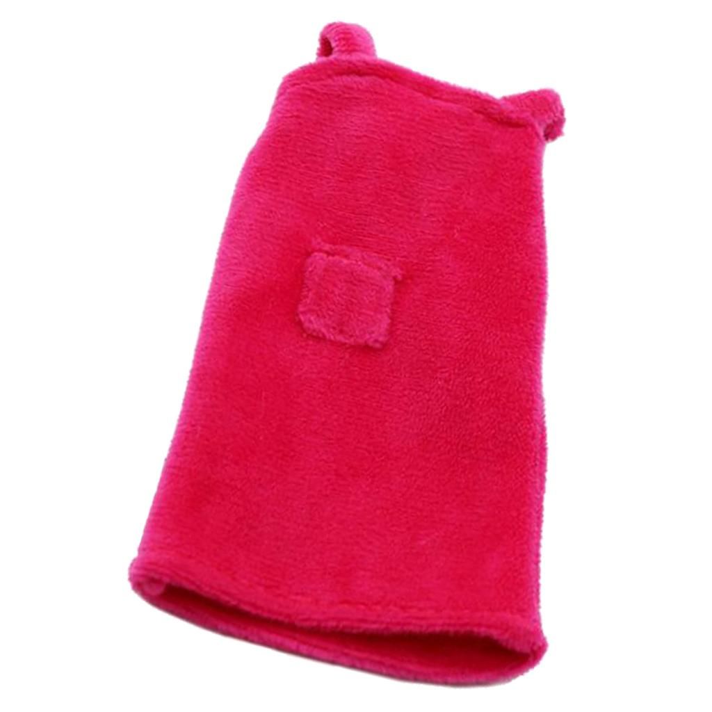 New Nightgown Pajamas Winter Wear Outfit For  Barbie Doll Rose Red