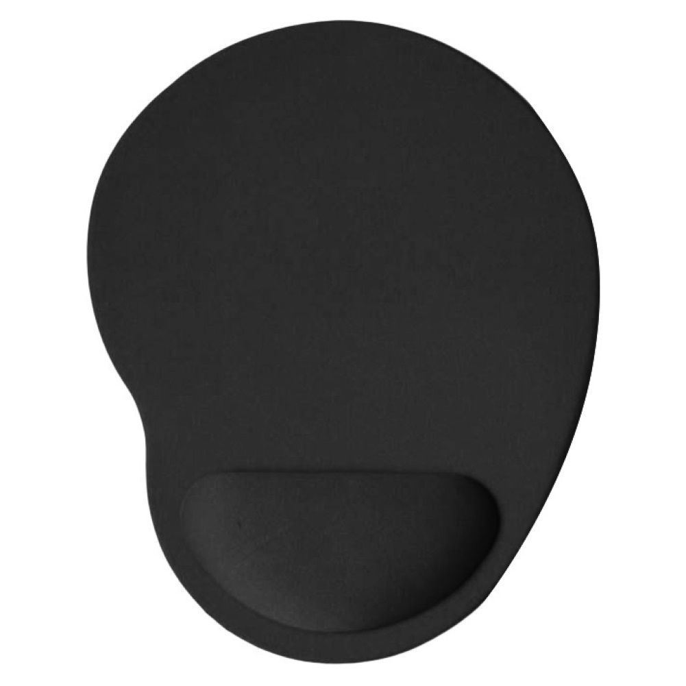 Home Office Solid Color Anti-Slip Gaming Mouse Pad-Black