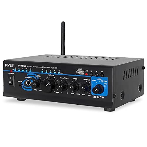 Home Bluetooth Audio Power Amplifier 2X120 Watt  Portable 2