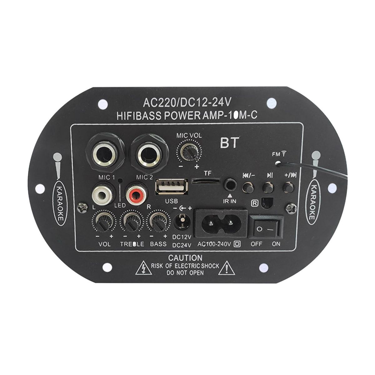 Audio Power Amplifier Module Auto Car High-Power Amplifier Board Module Set EU Plug