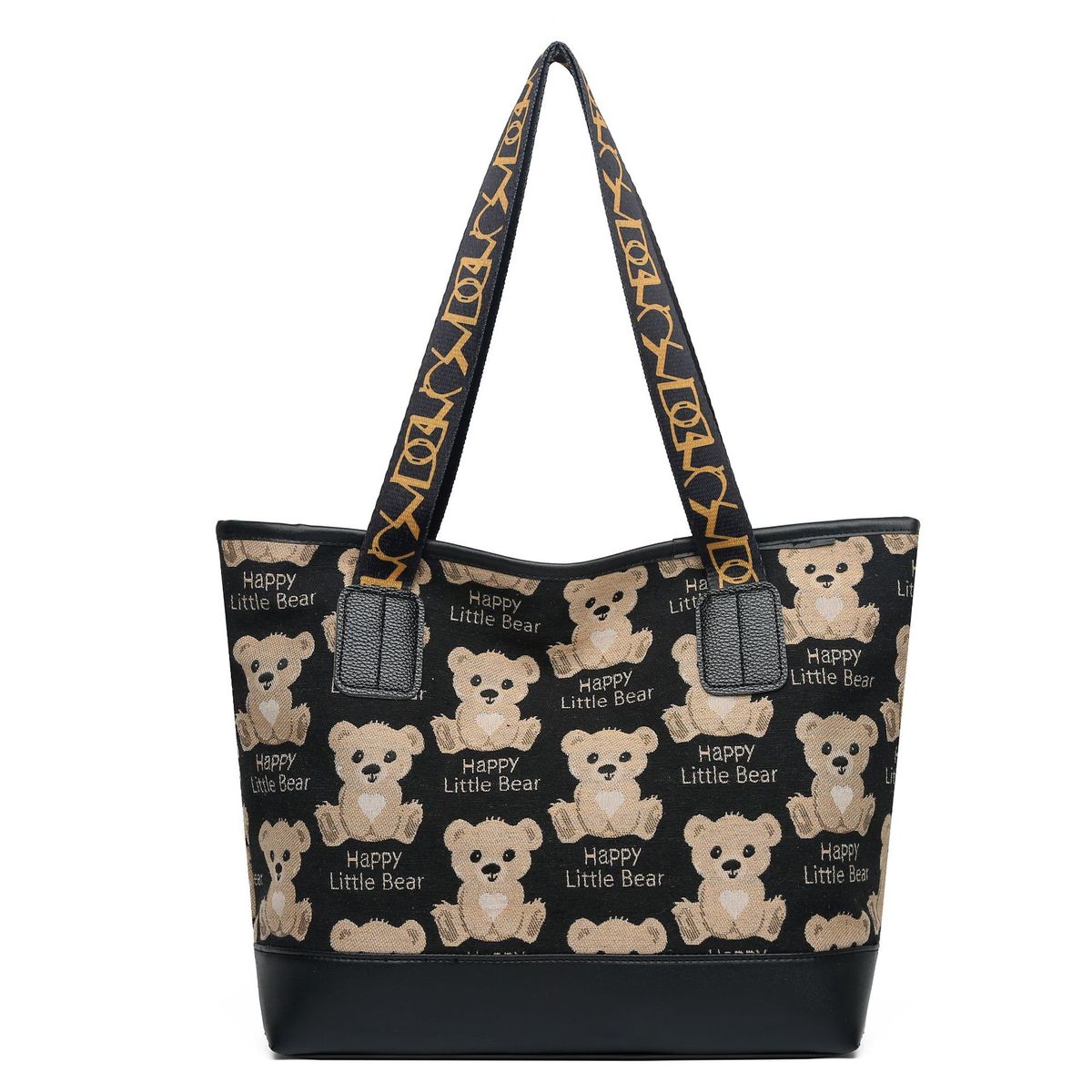 Cute Bear Backpack - Black