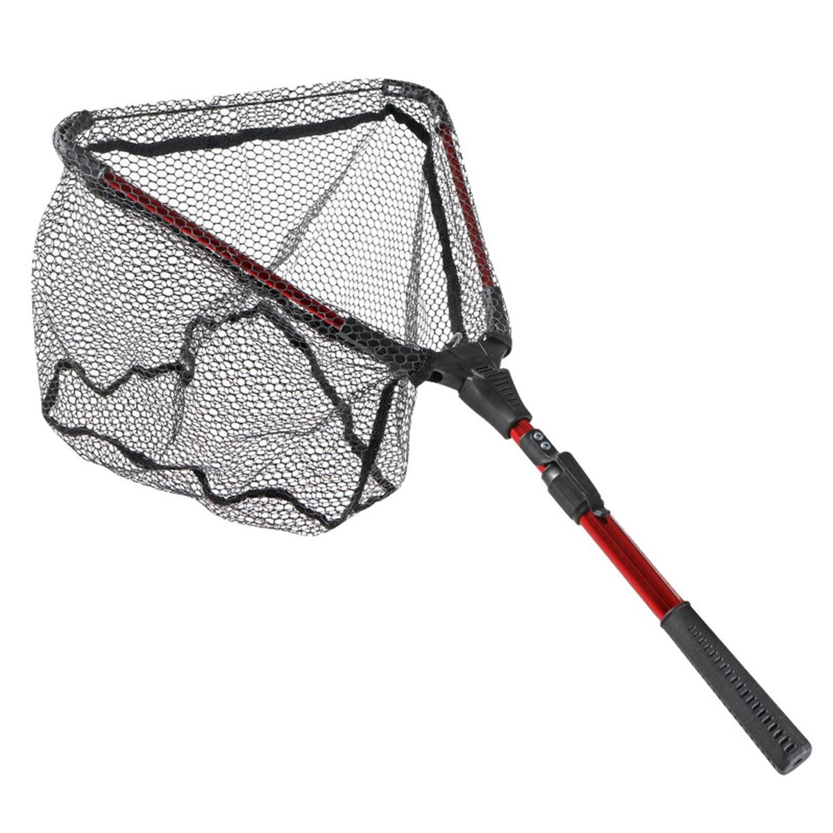 Quick-drying Fishing Net Portable Foldable Fishing Net for Outdoor Red