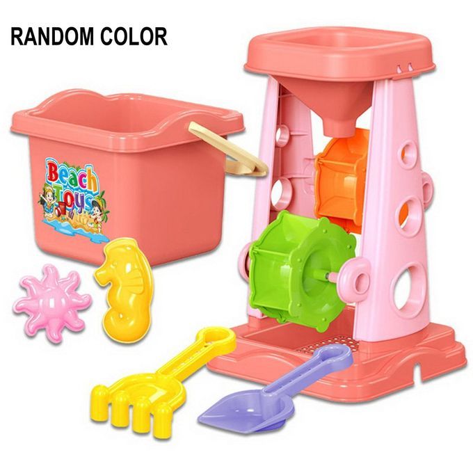 Sand And Water Durable Bea H Toy Set Parent- Hild Intera Tive Edu Ational Toy-random-6pcs