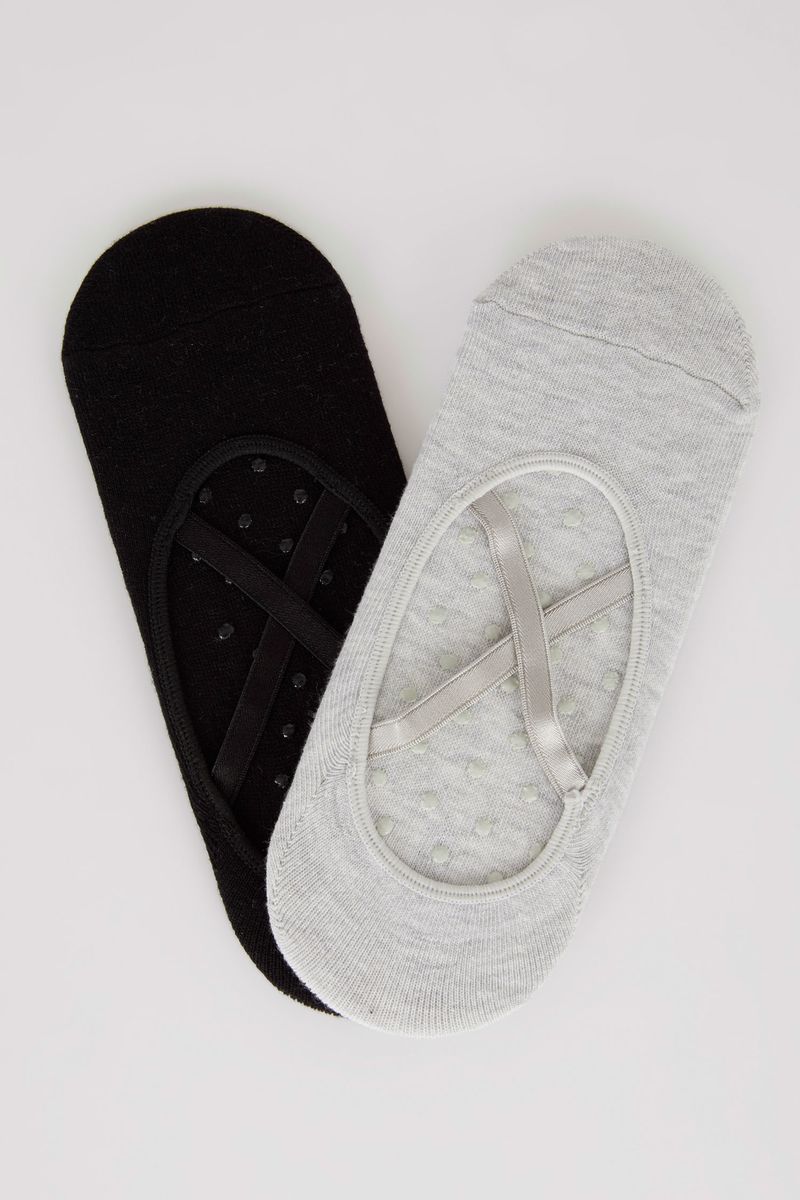 Woman Pilates Socks 2 Low Cut Socks-Karma