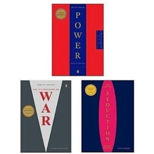 48 Laws Of Power + Art Of Seduction + 33 Strategies Of War Bundle