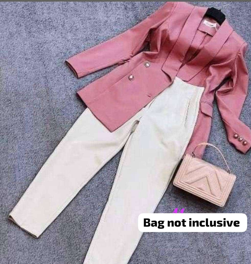 Ladies Beautiful Jacket And Trousers Set