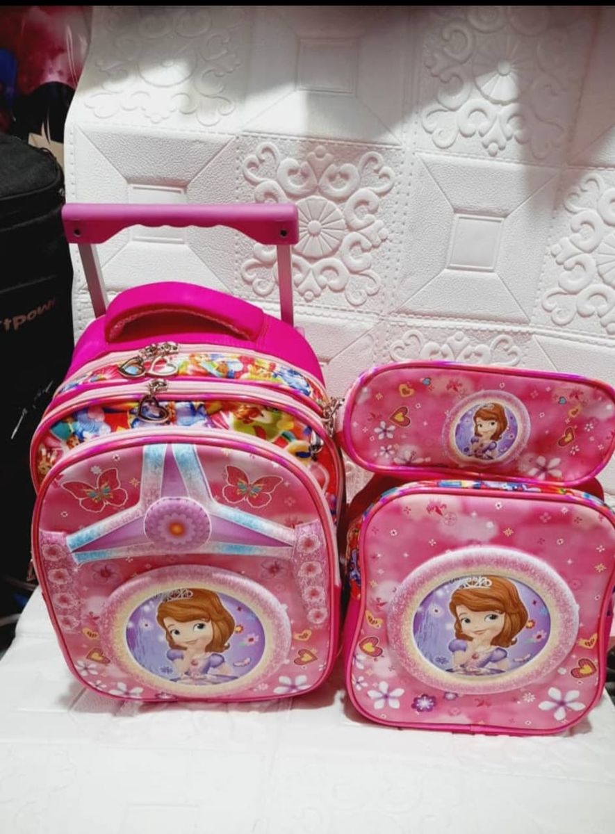 3 SET TROLLEY SOFIA SCHOOL BAG ( SMALL SIZE)