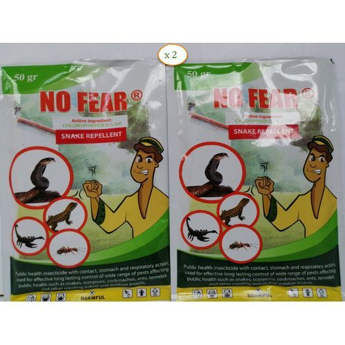 2 Pcs- Reptile/ Snake / Scorpion Repellent /Killer -50gram